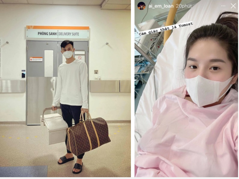 Mẹ bầu quý tộc Lê Loan lên bàn đẻ vẫn xinh lung linh, sinh xong nhan sắc lại càng khiến mọi người trầm trồ-1