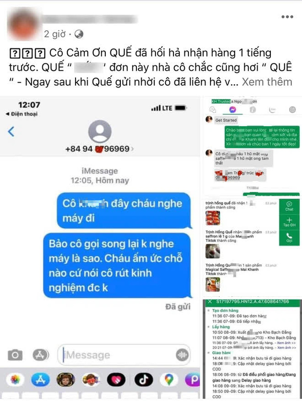 Người mẫu Hồng Quế bị 1 hot Tiktoker tố bom hàng: 5 đơn thì bom 3 nhận 2, gọi đến cháy máy không nghe-5