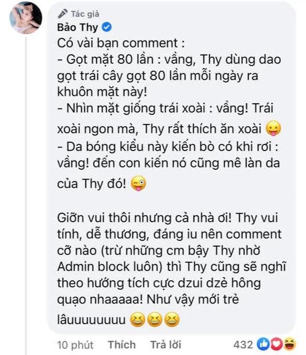 Bảo Thy xuất hiện với chiếc cằm lệch, nghi gọt mặt 80 lần-3