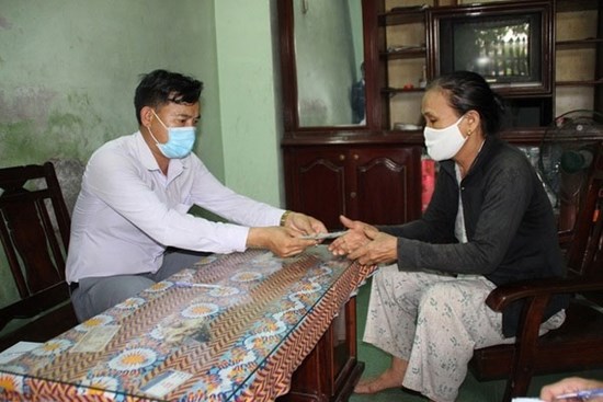Thư cảm ơn của người dân nhận tiền hỗ trợ sau phản ánh với VietNamNet