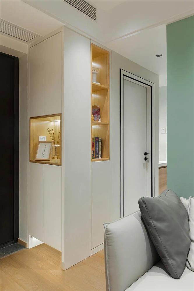 Căn hộ 41m2 và phương án cải tạo siêu hợp lý, diện tích dù nhỏ vẫn đảm bảo không gian sống thoải mái và tiện nghi-5