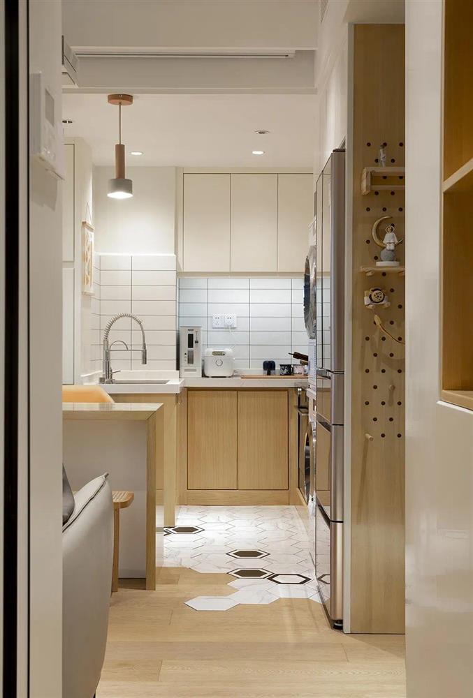 Căn hộ 41m2 và phương án cải tạo siêu hợp lý, diện tích dù nhỏ vẫn đảm bảo không gian sống thoải mái và tiện nghi-11