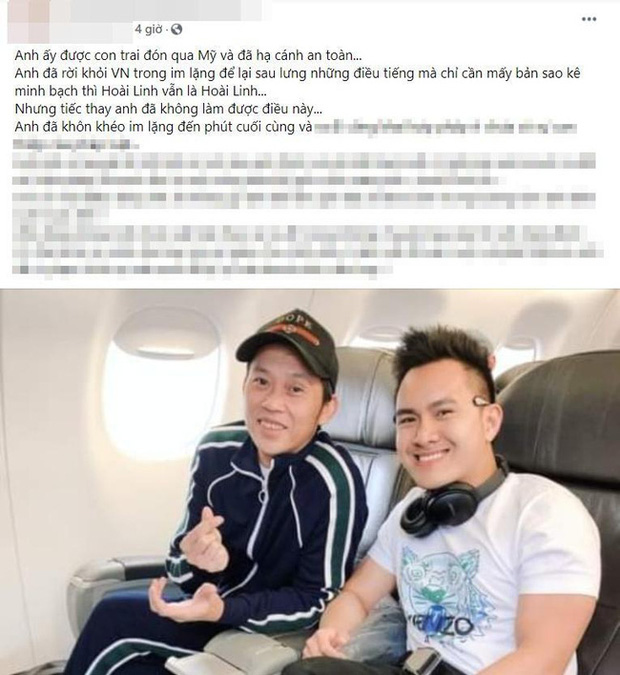 Giữa ồn ào NS Hoài Linh đã bí mật sang Mỹ, con trai ruột chính thức lên tiếng, ám chỉ khán giả dễ mắc bẫy lừa-1