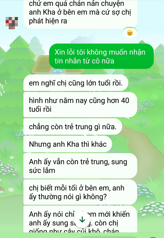 Tới khi giàu có, chồng trả ơn cho tôi bằng những tin nhắn sôi ruột gan thế này đây!-2