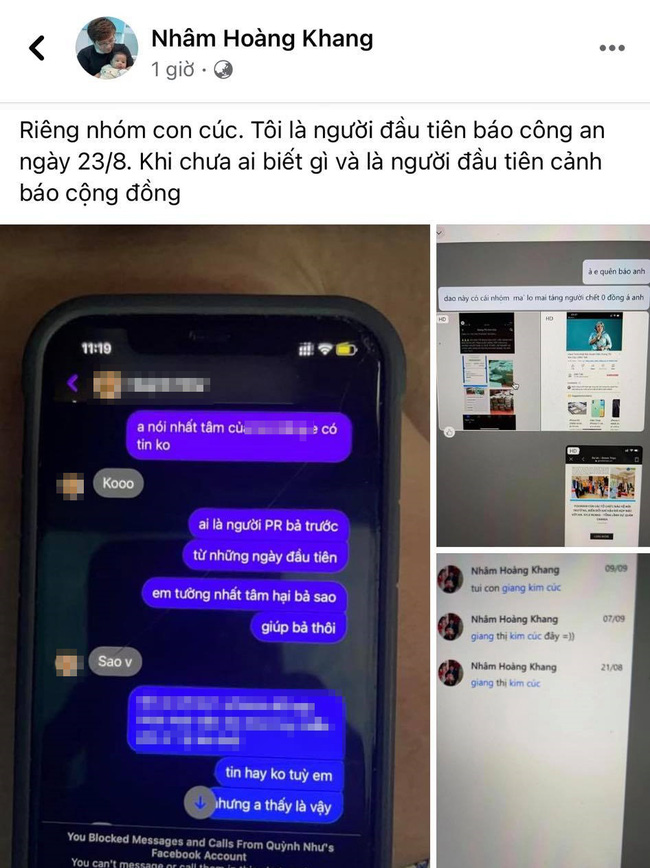 Cậu IT Nhâm Hoàng Khang tiết lộ mình là người đầu tiên báo công an” tố nhóm từ thiện của Giang Kim Cúc-1