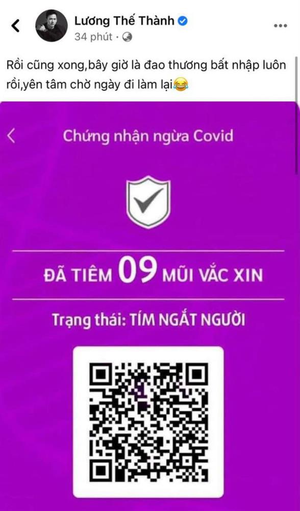Sao nam Vbiz gây choáng khi xác nhận tiêm 9 mũi vaccine kèm trạng thái tím ngắt người, phải nhanh chóng đính chính-1