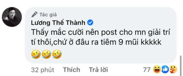 Sao nam Vbiz gây choáng khi xác nhận tiêm 9 mũi vaccine kèm trạng thái tím ngắt người, phải nhanh chóng đính chính-2