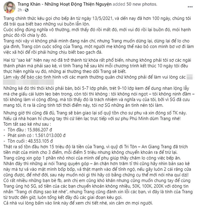 Loạt nghệ sĩ Vbiz bất ngờ tuyên bố dừng việc thiện nguyện: Người vì sức có hạn, người không thể bỏ bê gia đình đi làm việc xã hội-1