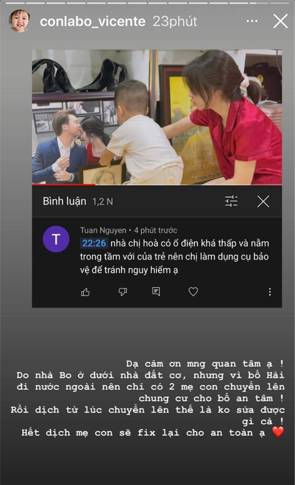 Hòa Minzy khoe con trai cực yêu nhưng dân mạng lại chỉ ra một điểm hết sức nguy hiểm ngay cạnh bé-3