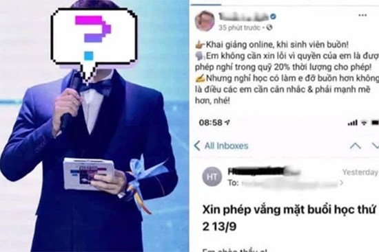 Sinh viên xin vắng học vì nhà có người mất, giảng viên kiêm MC VTV đăng lên Facebook mỉa mai: Nghỉ học có làm em đỡ buồn hơn không?