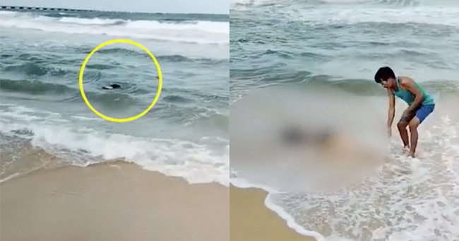 Tìm thấy thi thể cô gái 21 tuổi bị sóng biển cuốn trôi dạt vào bờ ở Phú Quốc-1
