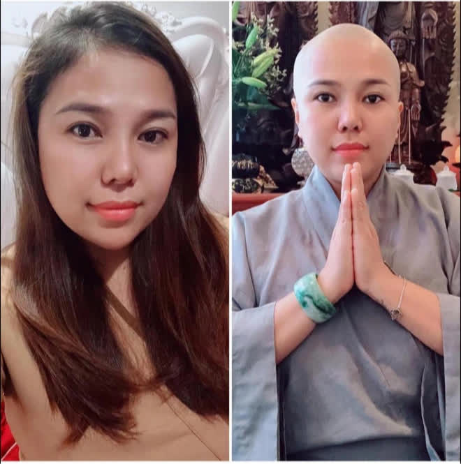 Xuất hiện ảnh Giang Kim Cúc xuống tóc đi tu sau khi lộ sao kê 20 tỷ tiền từ thiện, sự thật ra sao?-1