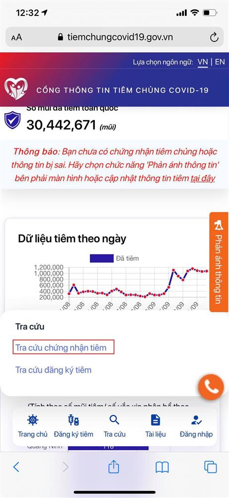 Người dân có thể tra cứu thông tin tiêm chủng vắc xin phòng COVID-19 của mình tại đâu?-2