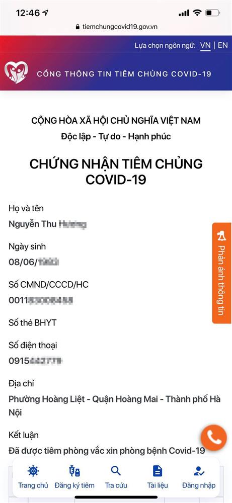 Người dân có thể tra cứu thông tin tiêm chủng vắc xin phòng COVID-19 của mình tại đâu?-7