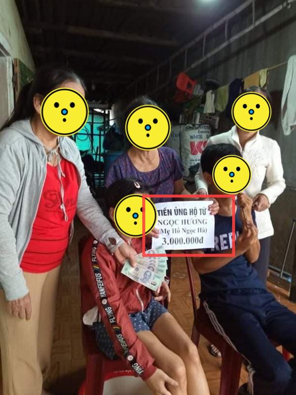 Đến mẹ Hà Hồ bị soi chi tiết gây tranh cãi, chỉ ghi tên cá nhân và con gái khi phát tiền trong đợt cứu trợ miền Trung?-1
