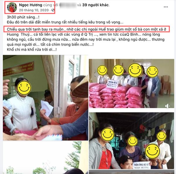 Đến mẹ Hà Hồ bị soi chi tiết gây tranh cãi, chỉ ghi tên cá nhân và con gái khi phát tiền trong đợt cứu trợ miền Trung?-2