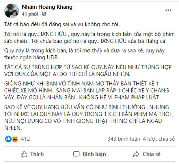 Cậu IT Nhâm Hoàng Khang bất ngờ lên tiếng về việc tung sao kê quỹ từ thiện: Quỹ này trong kịch bản của một bộ phim-1