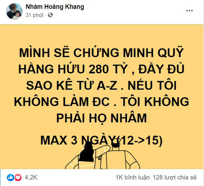 Cậu IT Nhâm Hoàng Khang bất ngờ lên tiếng về việc tung sao kê quỹ từ thiện: Quỹ này trong kịch bản của một bộ phim-2