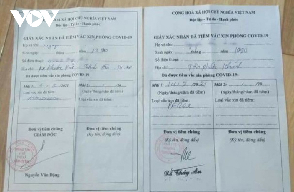 Làm rõ việc thanh niên ở Bình Dương nghi khai gian để được tiêm mũi 2 vaccine-1