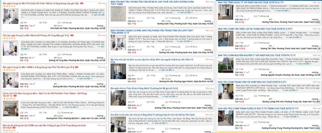 Ồ ạt rao bán nhà trọ, chung cư mini ở Hà Nội-1