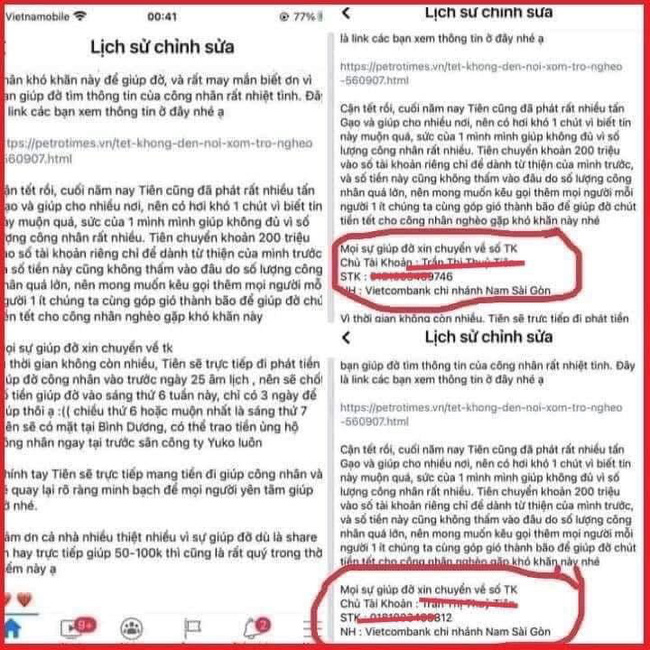 Khẳng định chỉ làm từ thiện bằng 1 tài khoản ngân hàng, Thủy Tiên liền bị bóc mẽ nói dối?-2