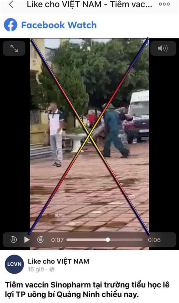 Thông tin người tiêm vaccine Sinopharm phải cấp cứu ở Quảng Ninh là sai sự thật-1