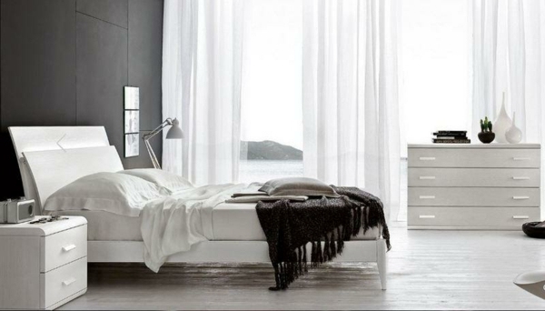 Những phòng ngủ màu trắng ấn tượng cho không gian nghỉ ngơi tuyệt vời, mang đến giấc ngủ trong lành, khỏe khoắn-22