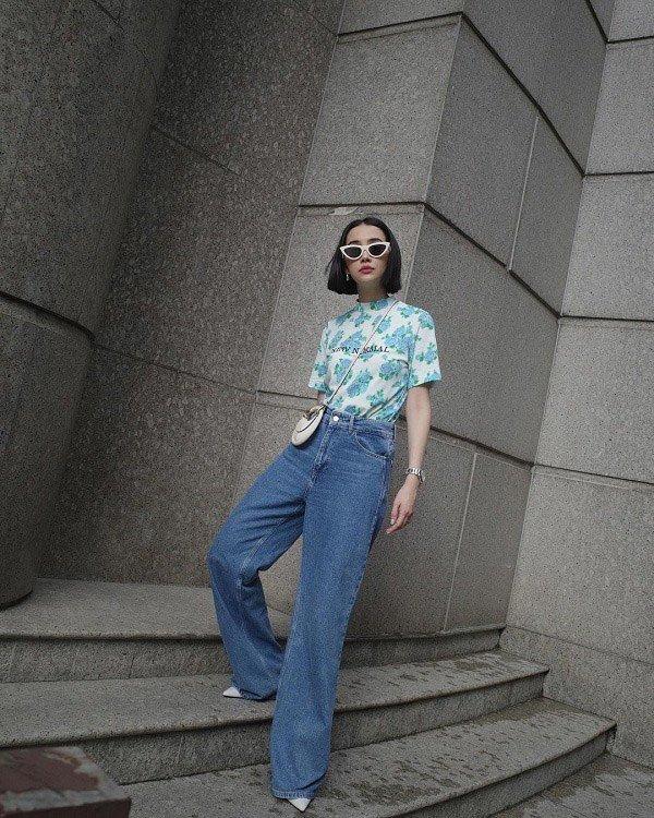 Mỹ nhân Thái Lan phối váy áo hoa đón thu không lo sến súa-6