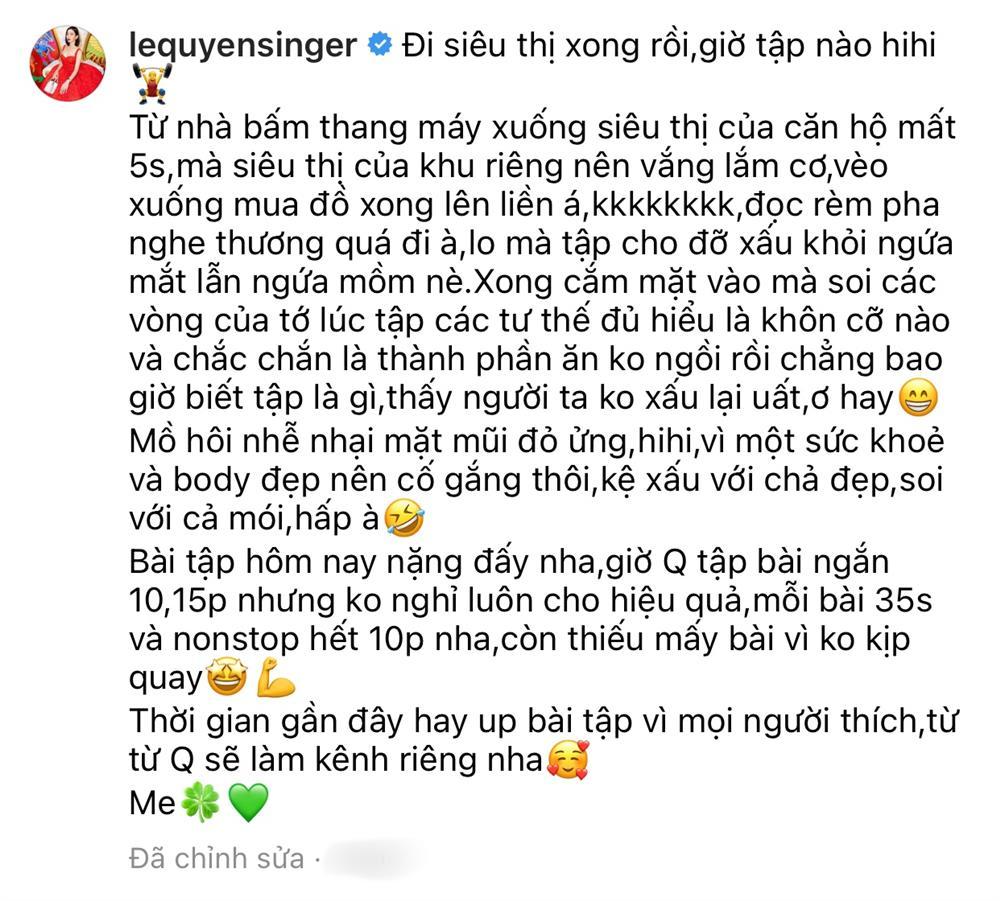 Lệ Quyên squat sai, dễ hỏng cột sống vẫn một mực cãi đúng-1