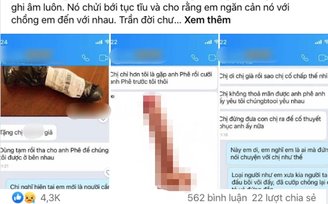 Tiểu tam gửi đồ chơi tình dục” đến nhà thách thức chính thất yêu cầu Dùng tạm rồi buông tha anh ấy”, chị vợ lật ngược thế cờ cao tay-1