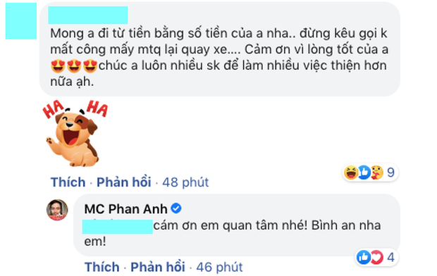 MC Phan Anh đối 1:1 với loạt antifan đề cập đến chuyện từ thiện, phản ứng thế nào về lùm xùm tương tự của Thuỷ Tiên?-3