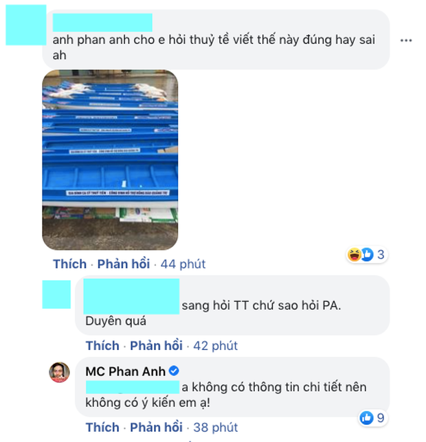 MC Phan Anh đối 1:1 với loạt antifan đề cập đến chuyện từ thiện, phản ứng thế nào về lùm xùm tương tự của Thuỷ Tiên?-5