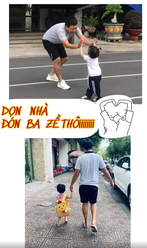 Clip siêu dễ thương của con gái Nhã Phương - Trường Giang: Vừa lau dọn nhà cửa, vừa hát líu lo đợi ba về-4