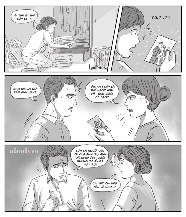 Dọn dẹp đồ đạc, tôi sụp đổ khi tìm thấy bức ảnh cũ trong tủ quần áo, hé lộ bí mật của chồng mới cưới-1