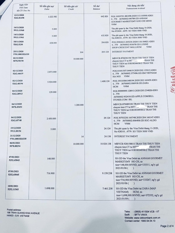 Thuỷ Tiên công bố 18.000 trang sao kê ngân hàng, làm rõ các khoản thu - chi và chốt 1 ý đặc biệt quan trọng-9