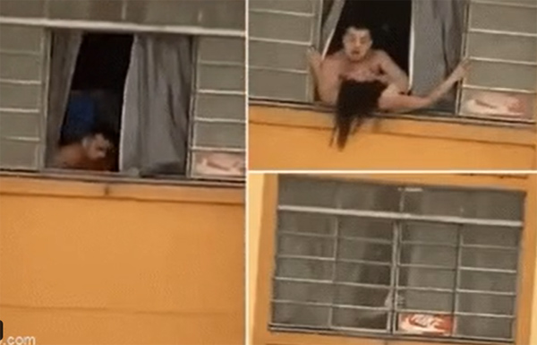 Bị chồng tra tấn đánh đập, vợ bầu 2 tháng liều mạng chạy ra cửa sổ định nhảy xuống, những gì xảy ra tiếp theo gây phẫn nộ-2