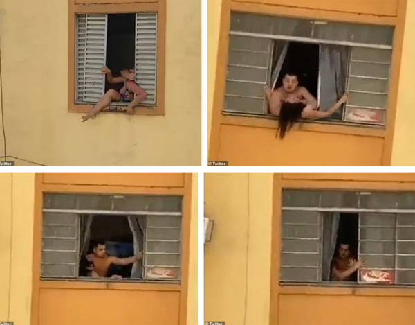 Bị chồng tra tấn đánh đập, vợ bầu 2 tháng liều mạng chạy ra cửa sổ định nhảy xuống, những gì xảy ra tiếp theo gây phẫn nộ-3