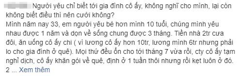 Trăn trở vì người yêu chỉ biết tới gia đình, sợ cưới rồi mang hết tiền về bên ngoại, thanh niên 33 tuổi khiến dân mạng chỉ biết… ối giờ ơi”-1