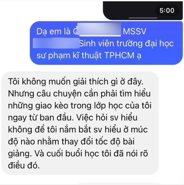 Thông tin mới vụ thầy giáo có phản ứng gây sốc khi sinh viên xin giảng lại bài: Đã có giao kèo từ trước, thầy rất thương sinh viên?-2