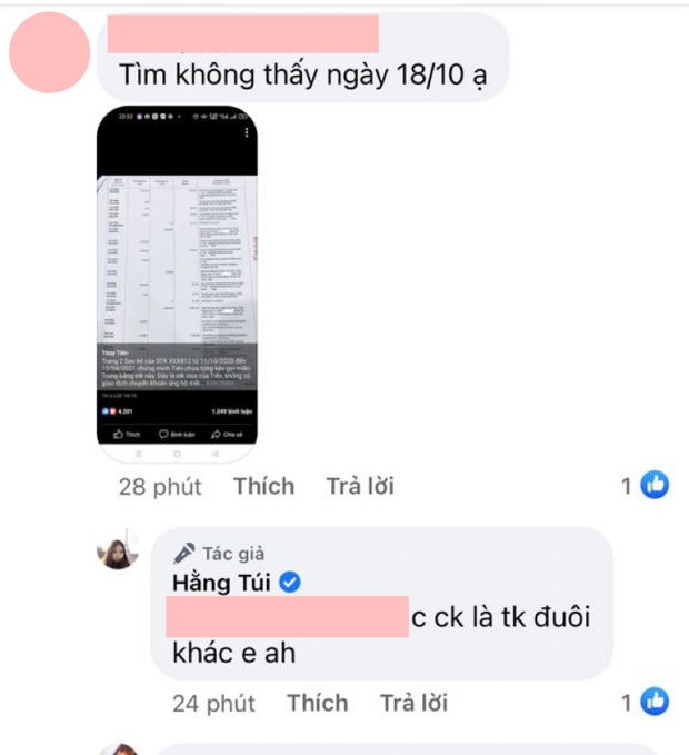 Hằng Túi lên tiếng khi bị tố làm giả hoá đơn chuyển khoản 80 triệu cho Thuỷ Tiên: Không nhận được mới là lạ, quan trọng là tiền chi ra như nào thôi!-3