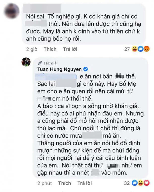 Bị móc mỉa nghệ sĩ không nhờ Tổ nghề mà nhờ khán giả, Tuấn Hưng lớn tiếng đáp căng rồi thẳng tay làm điều này?-3