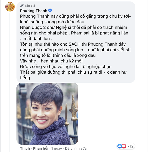 Phương Thanh cầu xin Tổ nghiệp chấn chỉnh lại danh từ nghệ sĩ, netizen bàn tán xôn xao-2