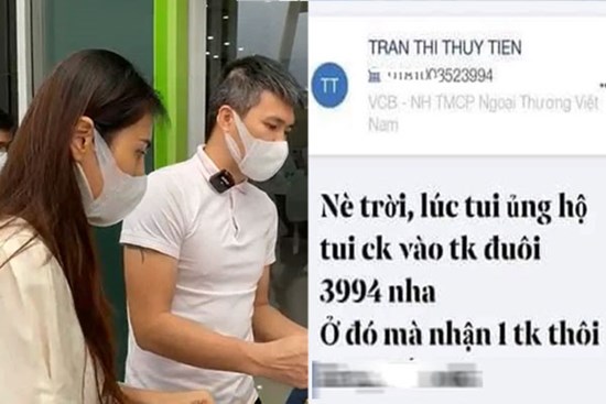 Xuất hiện hình ảnh Thủy Tiên có tới 4 số tài khoản nhận quyên góp từ thiện miền Trung?