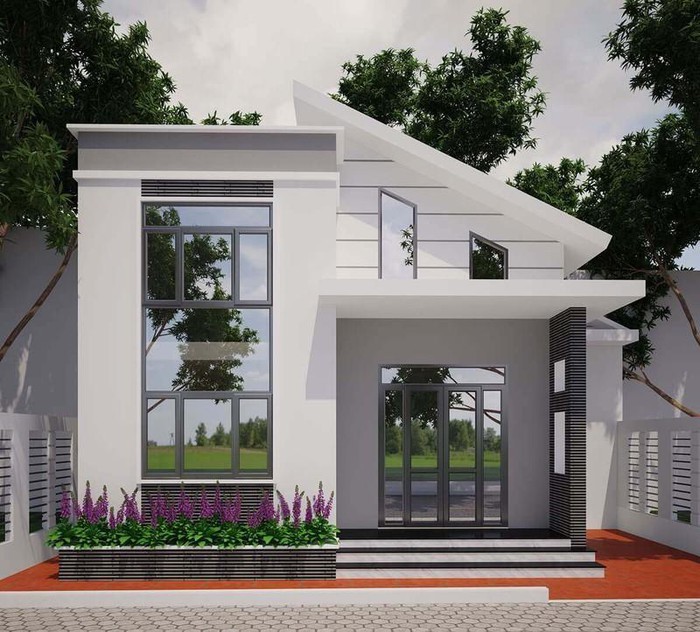 Mẫu nhà ống 1 tầng hiện đại, vừa túi tiền được ưa chuộng ở nông thôn-8