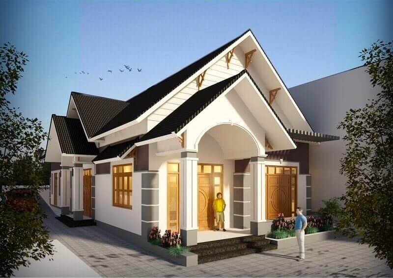 Mẫu nhà ống 1 tầng hiện đại, vừa túi tiền được ưa chuộng ở nông thôn-9