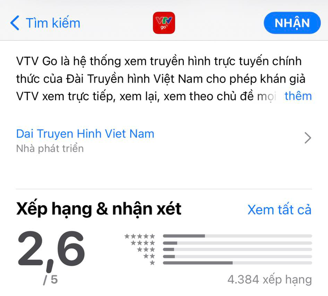 Một loạt ứng dụng của VTV nhận bão đánh giá 1 sao sau các phóng sự về lùm xùm tiền từ thiện, sao kê của nghệ sĩ-3