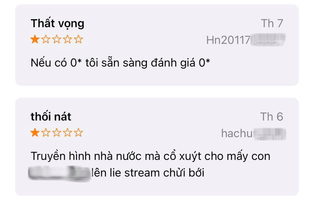 Một loạt ứng dụng của VTV nhận bão đánh giá 1 sao sau các phóng sự về lùm xùm tiền từ thiện, sao kê của nghệ sĩ-5