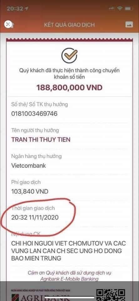 Danh tính người chuyển 188 triệu sau 9 ngày Thủy Tiên đóng tài khoản, số tiền bị treo vì nguyên nhân này-2