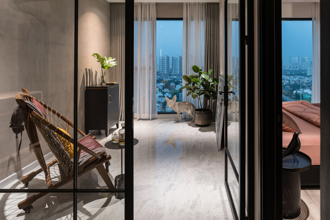 Căn hộ 68m2 phá bỏ hết góc cạnh để thay bằng những đường cong cực ảo, không tham màu sắc những vẫn chất miễn bàn-14