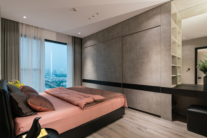 Căn hộ 68m2 phá bỏ hết góc cạnh để thay bằng những đường cong cực ảo, không tham màu sắc những vẫn chất miễn bàn-16